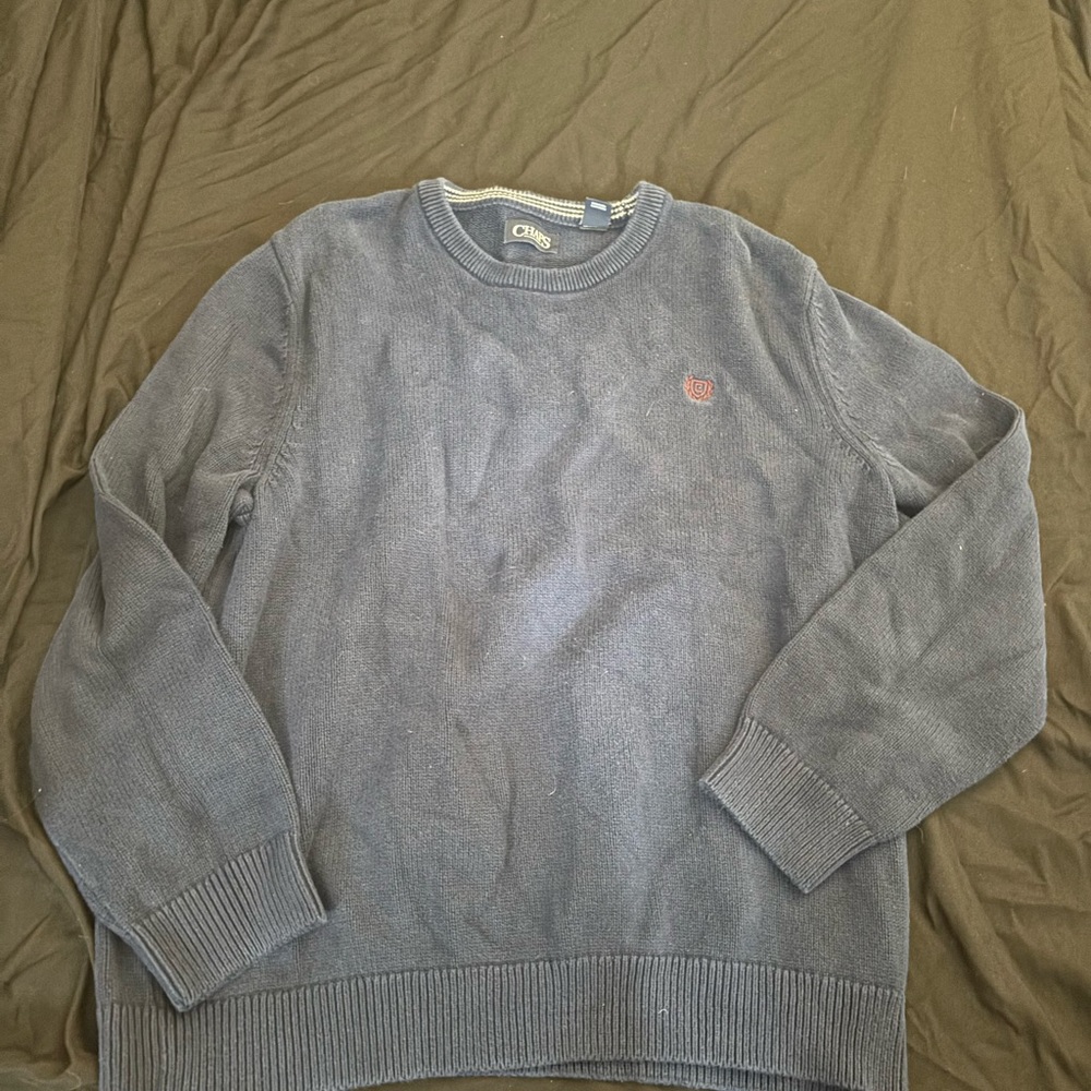 Chaps Blue Crewneck Men's Sweater